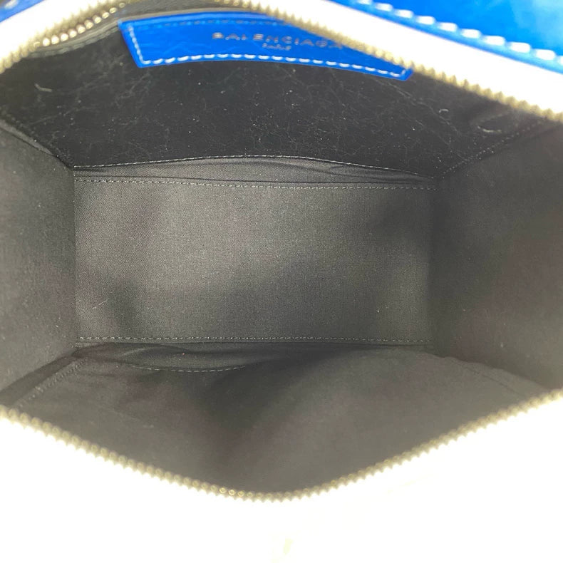 Balenciaga Bazar Colorful Striped Shopping Bag