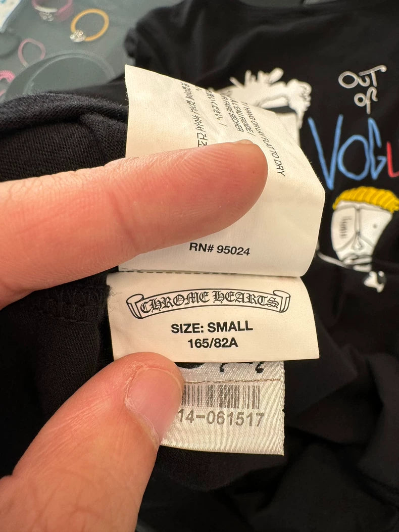 Chrome Hearts Black Matty Graffiti Long Sleeve-yf