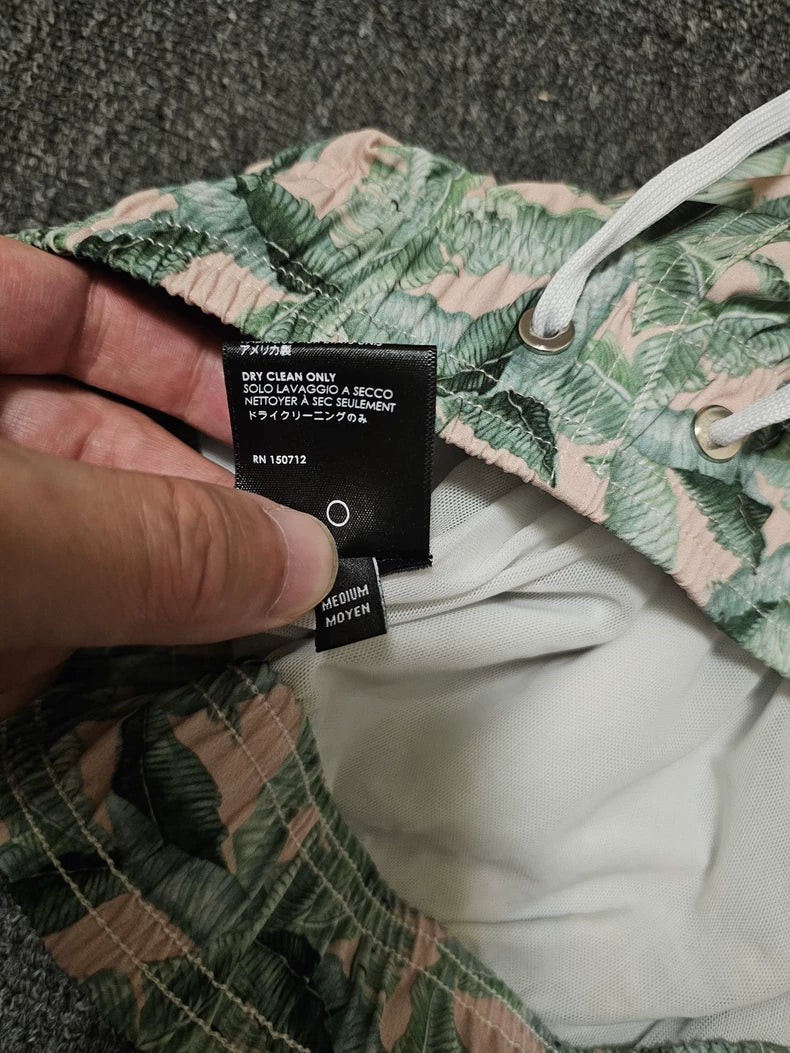 Amiri Leaf Print Casual Shorts-yf