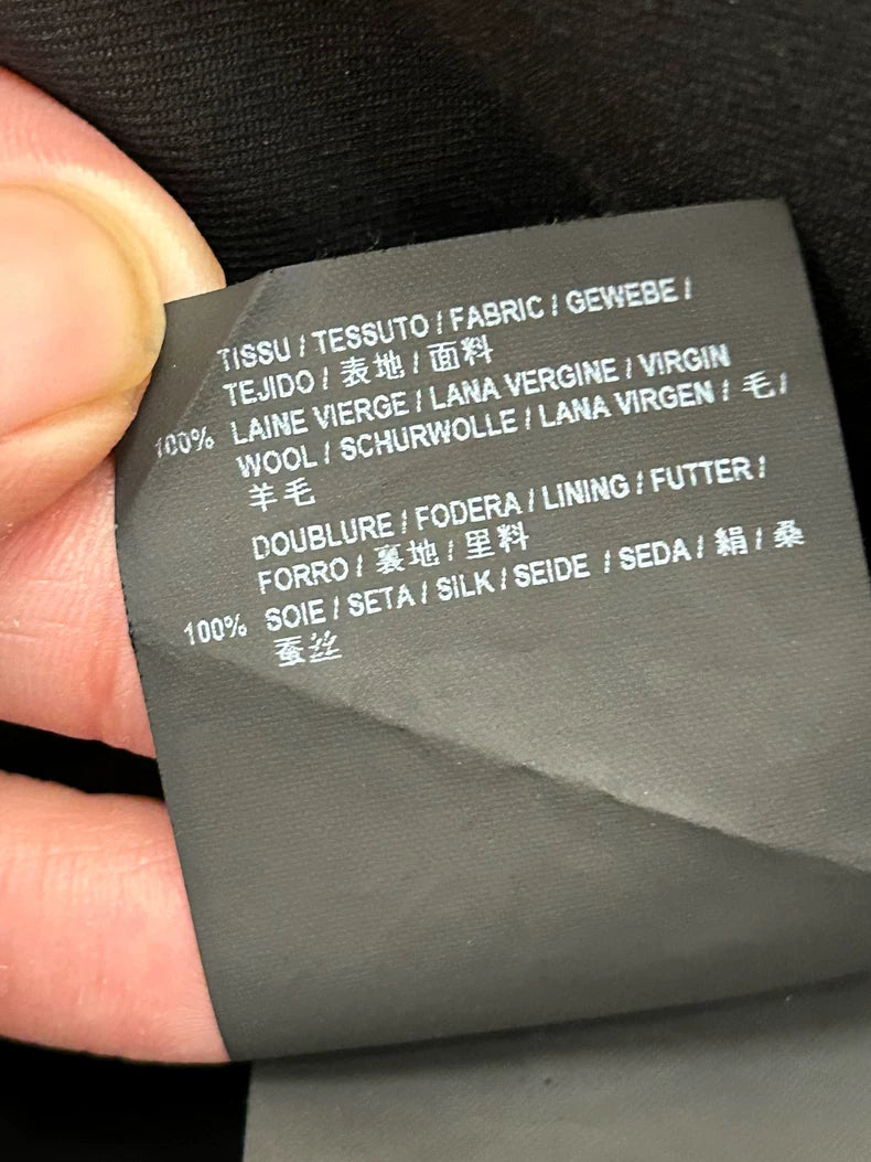 Saint Laurent Black Spring Wool Blazer