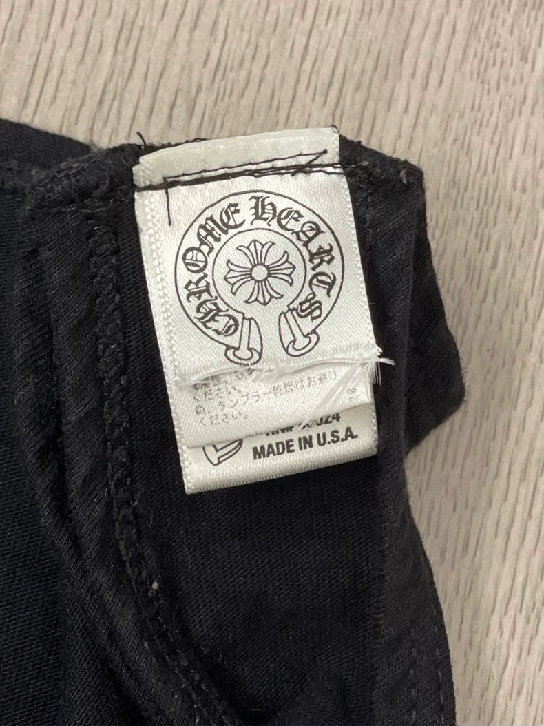 Chrome Hearts Black Star Graphic Tank Top