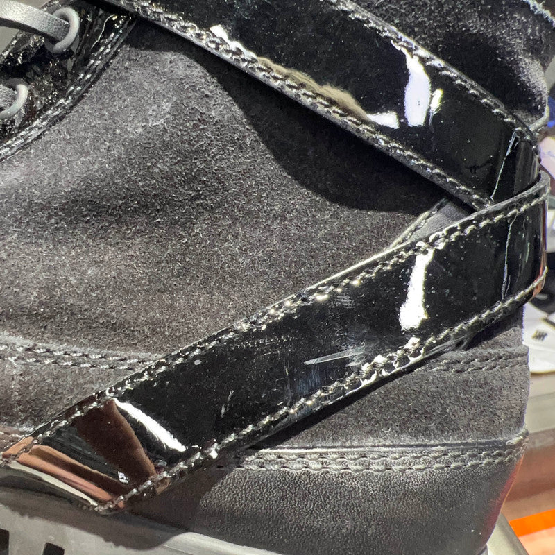 Louis Vuitton Black Monogram Mid-Calf Martin Boots 0079