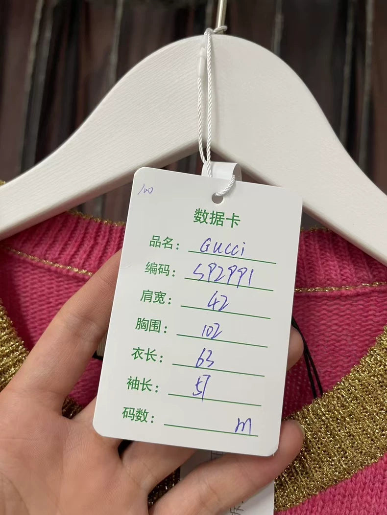 Gucci Cat Sweater in Pink Color