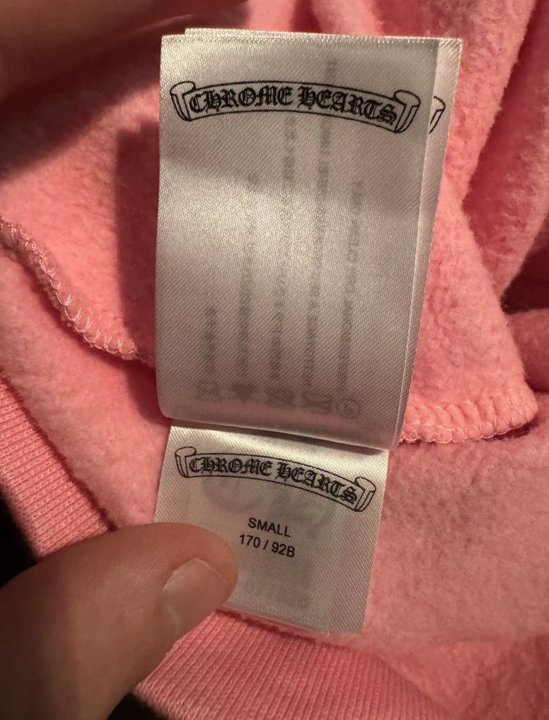 Chrome Hearts Pink Hoodie Limited Edition