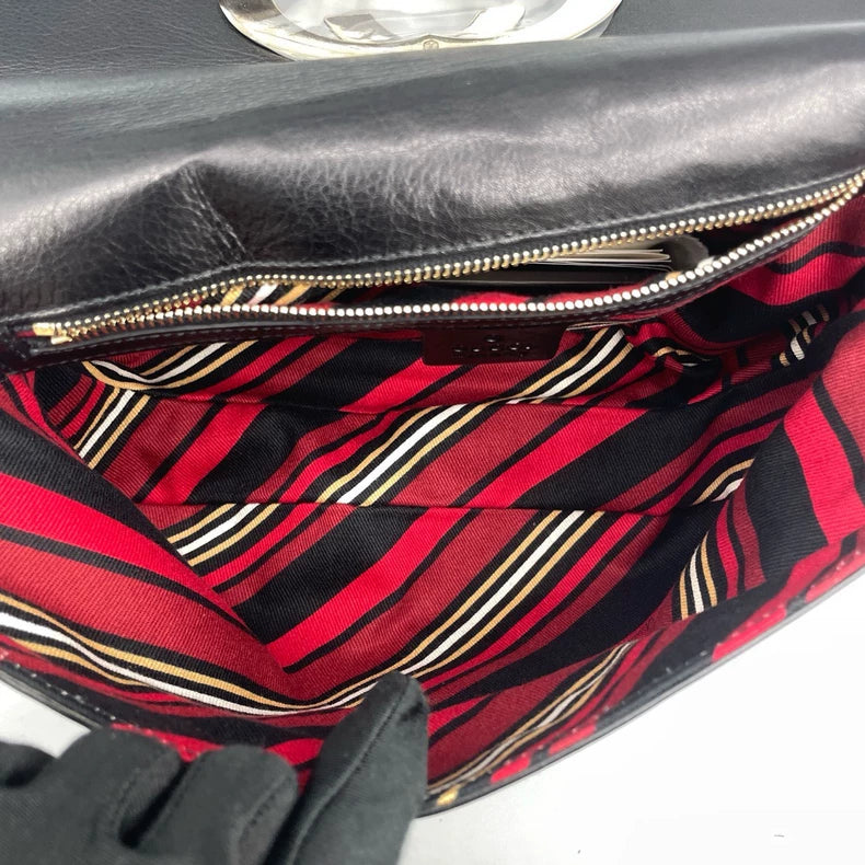 Gucci Blondie Shoulder Bag With Gold Buckle