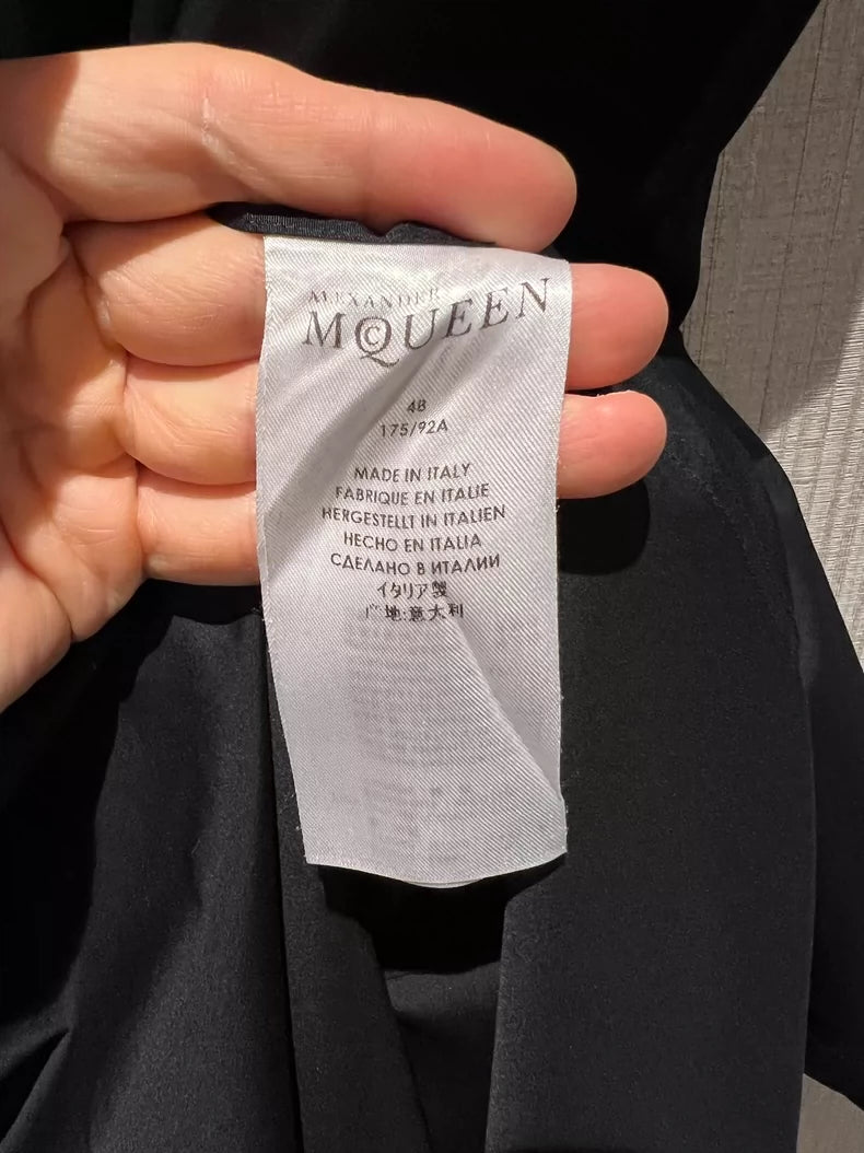 Alexander McQueen Short Sleeve Shirt Black