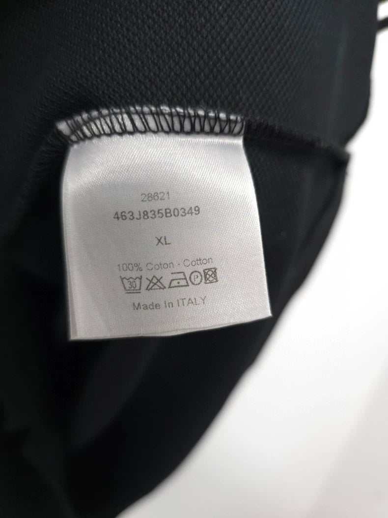 Classic Black Dior Polo Shirt for Men