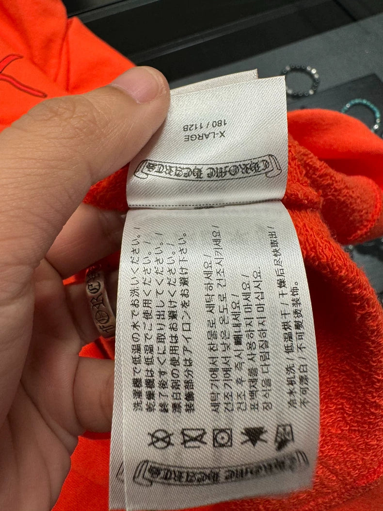 Chrome Hearts Matty Boy Coral Red Hoodie-yf