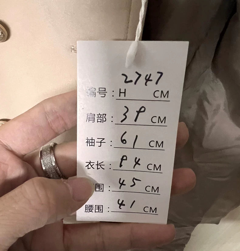 Vintage Dior Classic Khaki Double-Breasted Coat