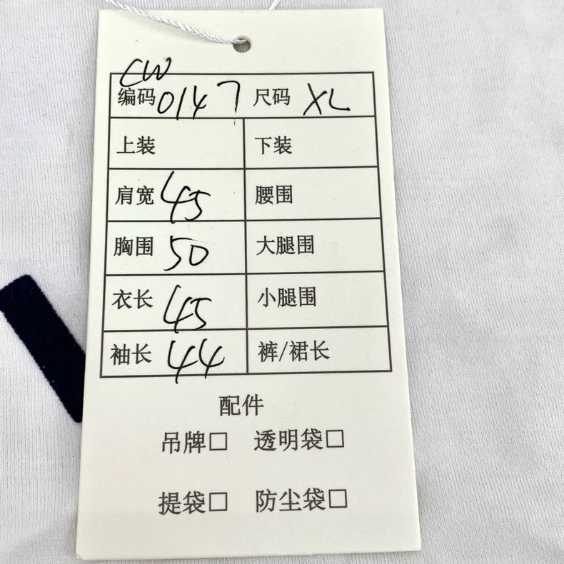 Celine Color Block Logo Long Sleeve T-Shirt