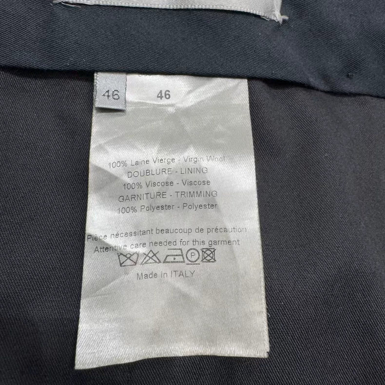 Dior Solid Wool Casual Pants-zp