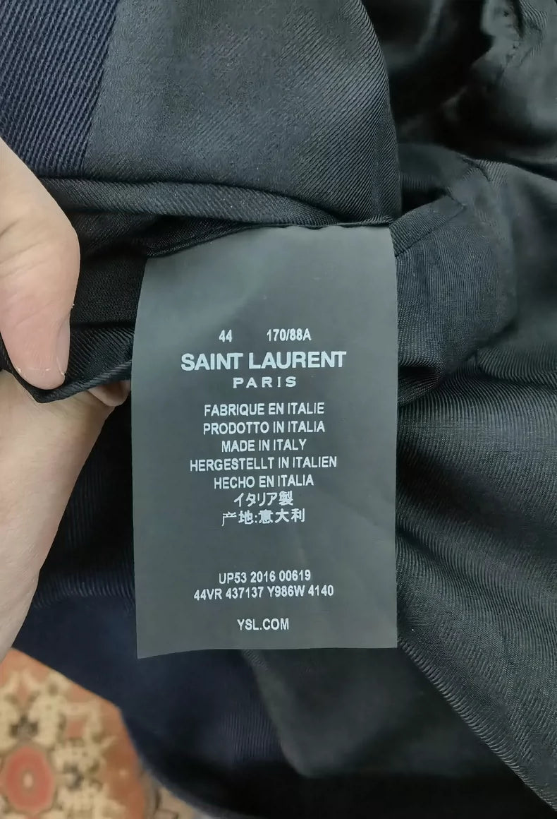 Saint Laurent 2016FW Embroidered Blazer