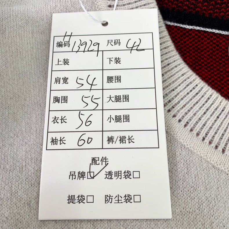 Dior Heart Lettering Knit Sweater