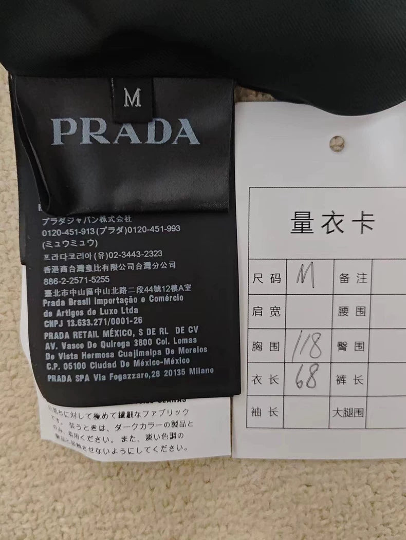 Prada Velvet Long Sleeve Button Jacket