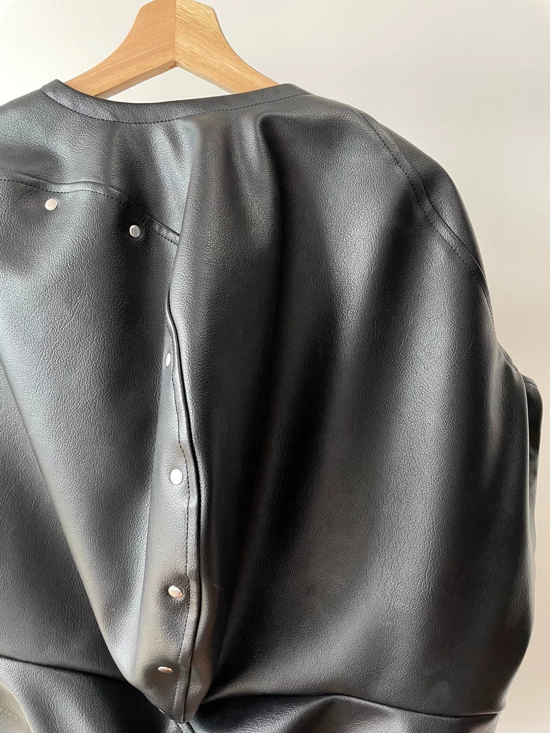 Comme des Garcons Leather Armor Jacket