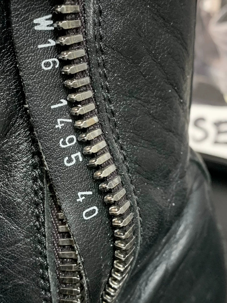 Rick Owens High-Top Leather Sneakers-yf