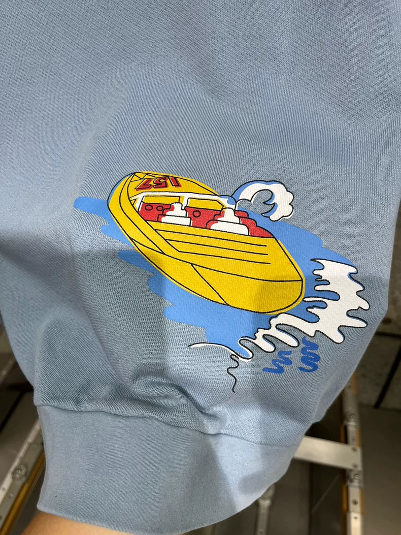 Loewe Cartoon Sweatshirt in Blue Color