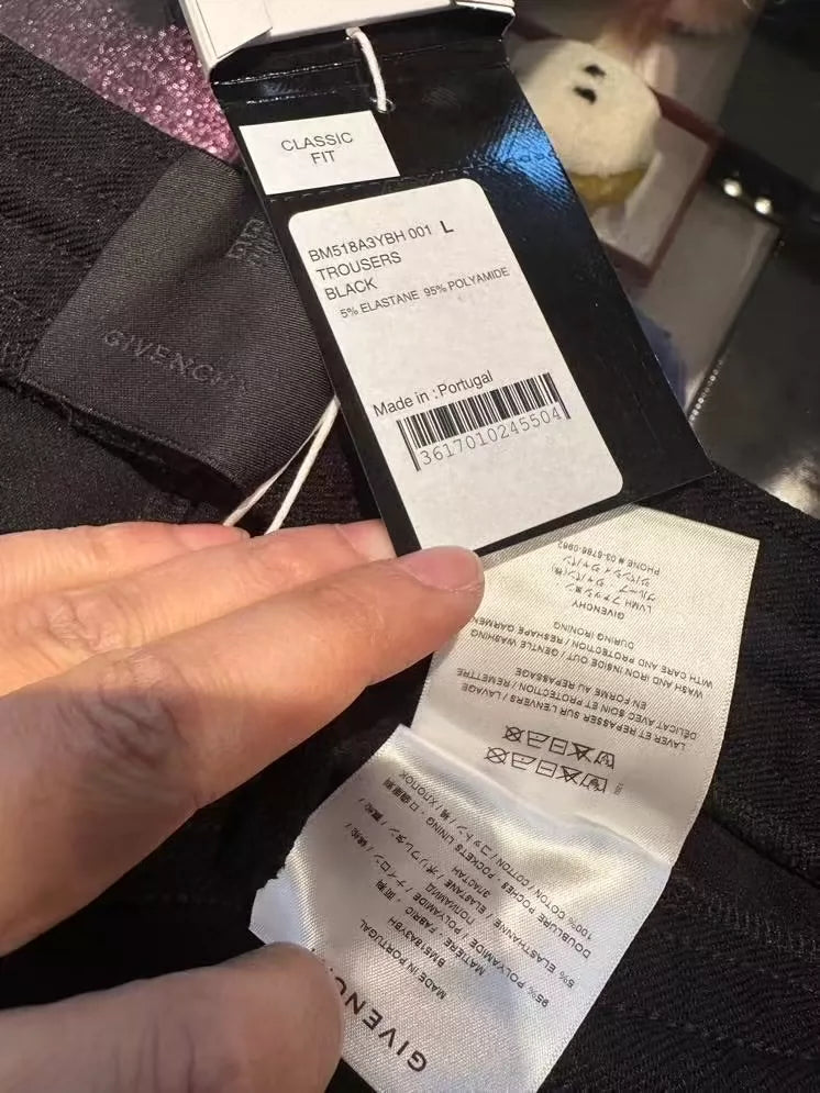 GIVENCHY solid color belted sweatpants-zp