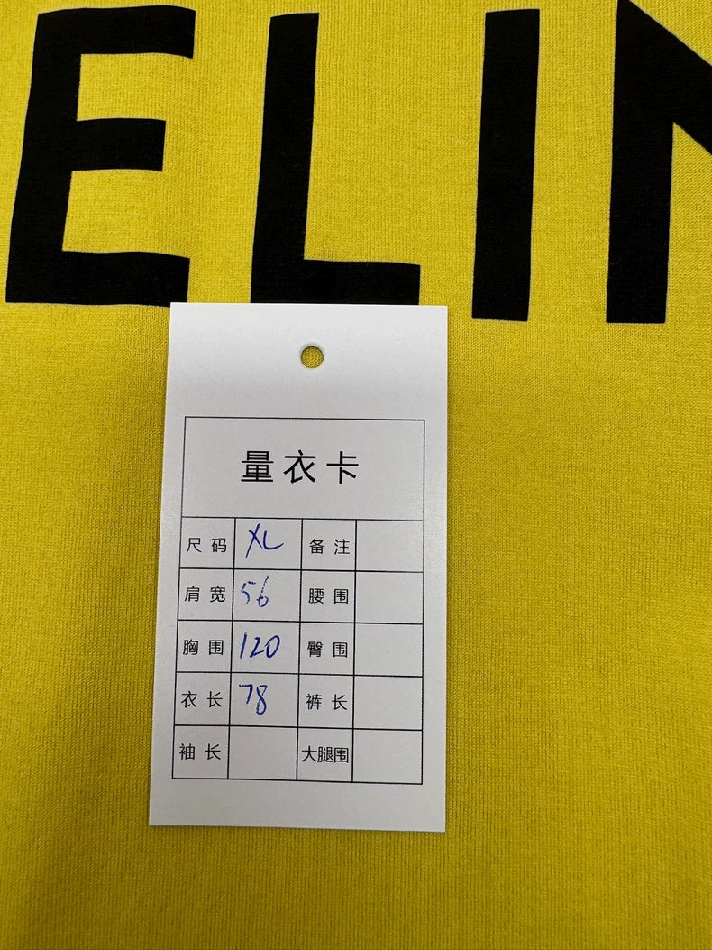 Celine Logo Short Sleeve T-Shirt