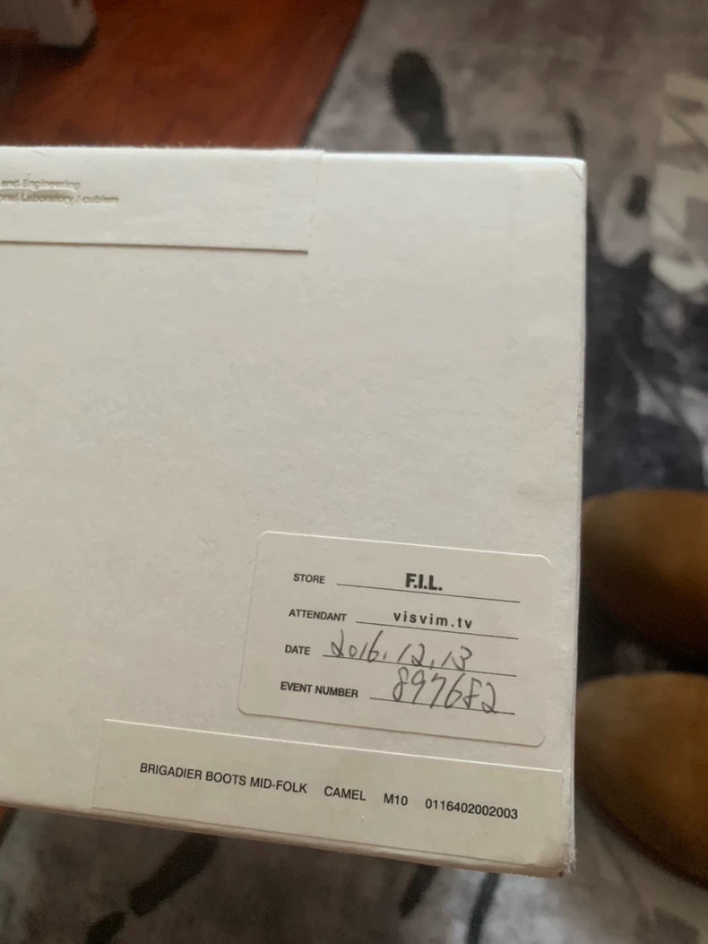 VISVIM Brigadier Boots Mid-Folk