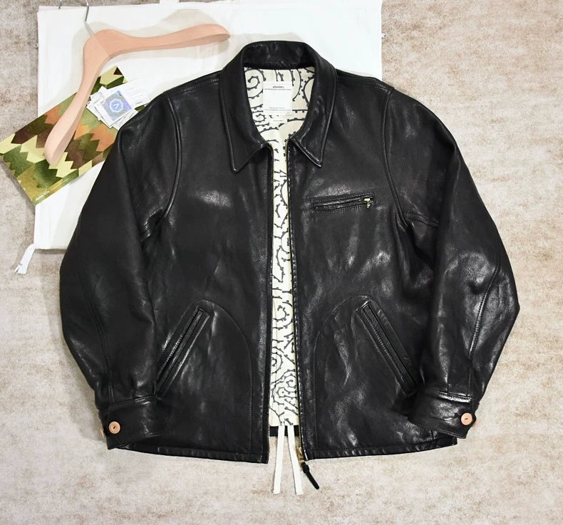 Visvim Leather Roadster Swing Top Jacket - Visvim – DMC99