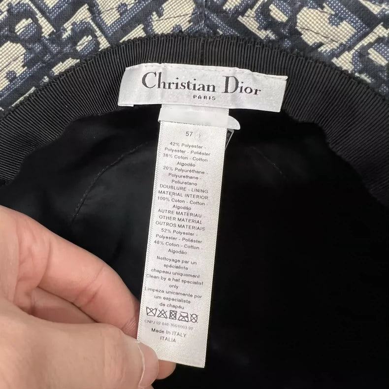 Dior Fisherman Hat with Floral Design