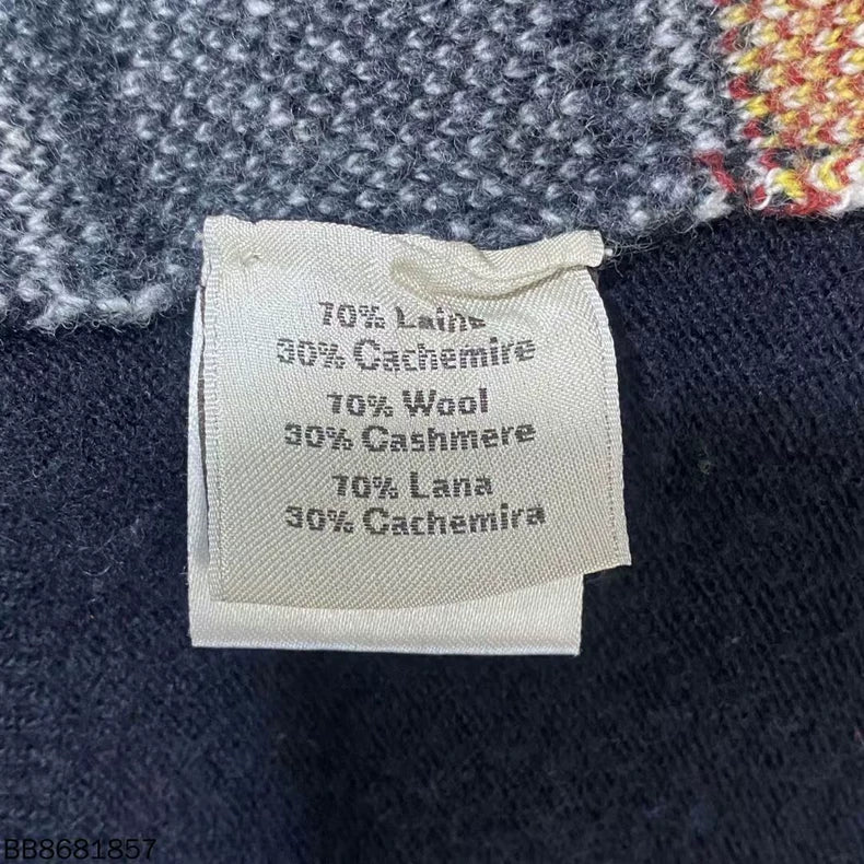 Colorful Cashmere Sweater by Hermes