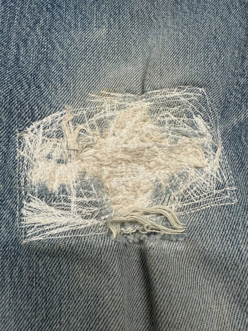 Chrome Hearts x Levi's 501 Distressed Jeans-yf