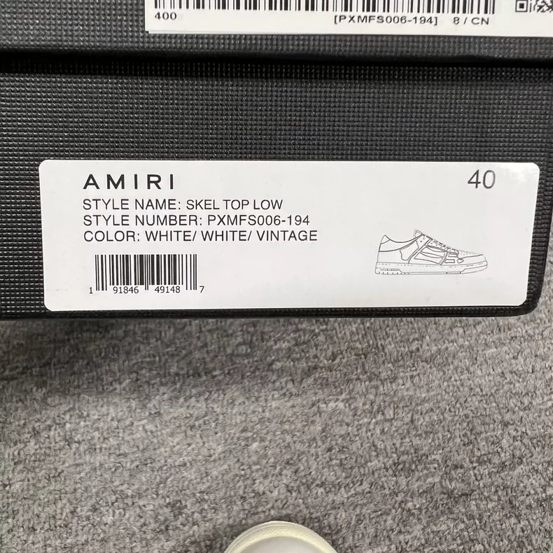 Amiri Skel Top-Low Sneakers