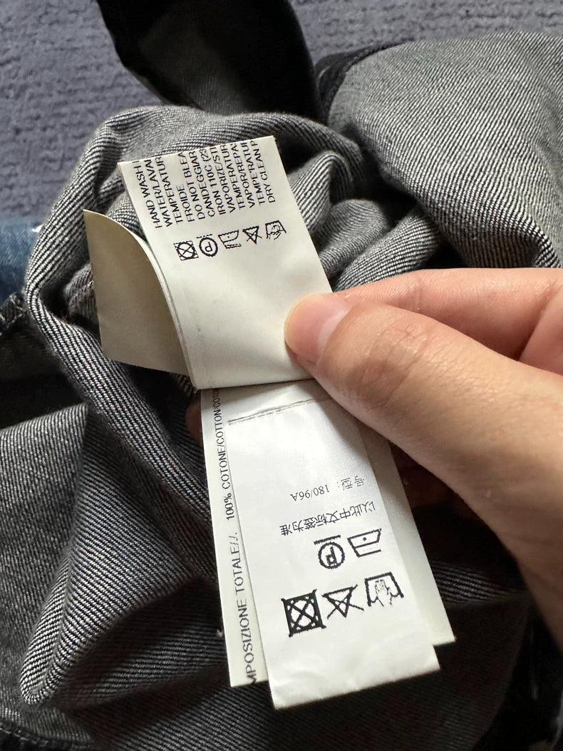 Rick Owens Long Pocket Denim Jacket