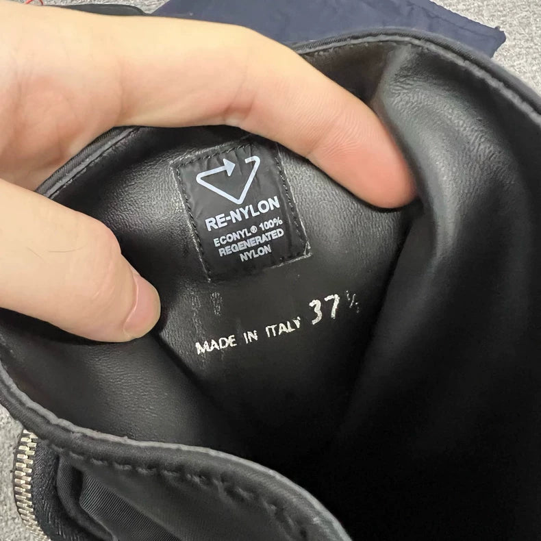 Prada Knight Boots with Triangle Logo