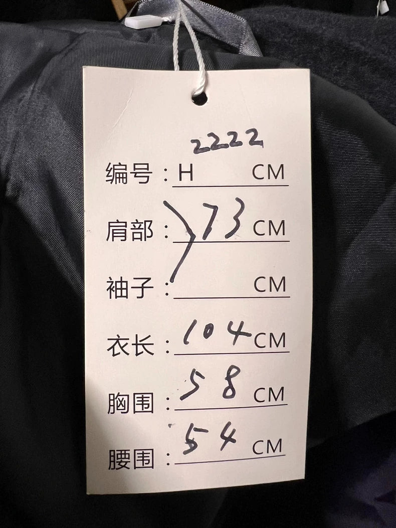 Vintage Yves Saint Laurent Black Wool Coat