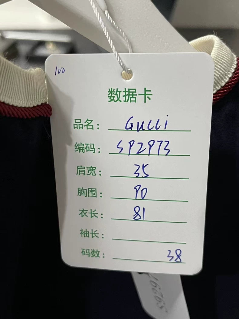 Gucci Sleeveless Dress in Navy Color