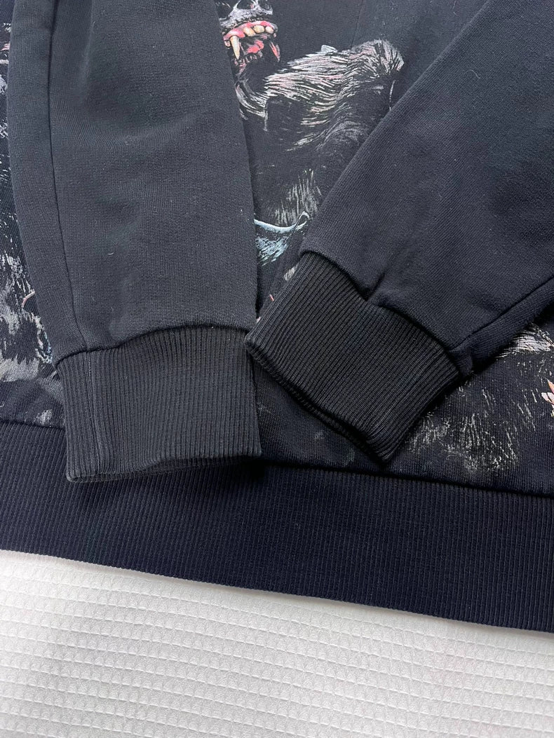 Givenchy Black Monkey Sweatshirt XS Size