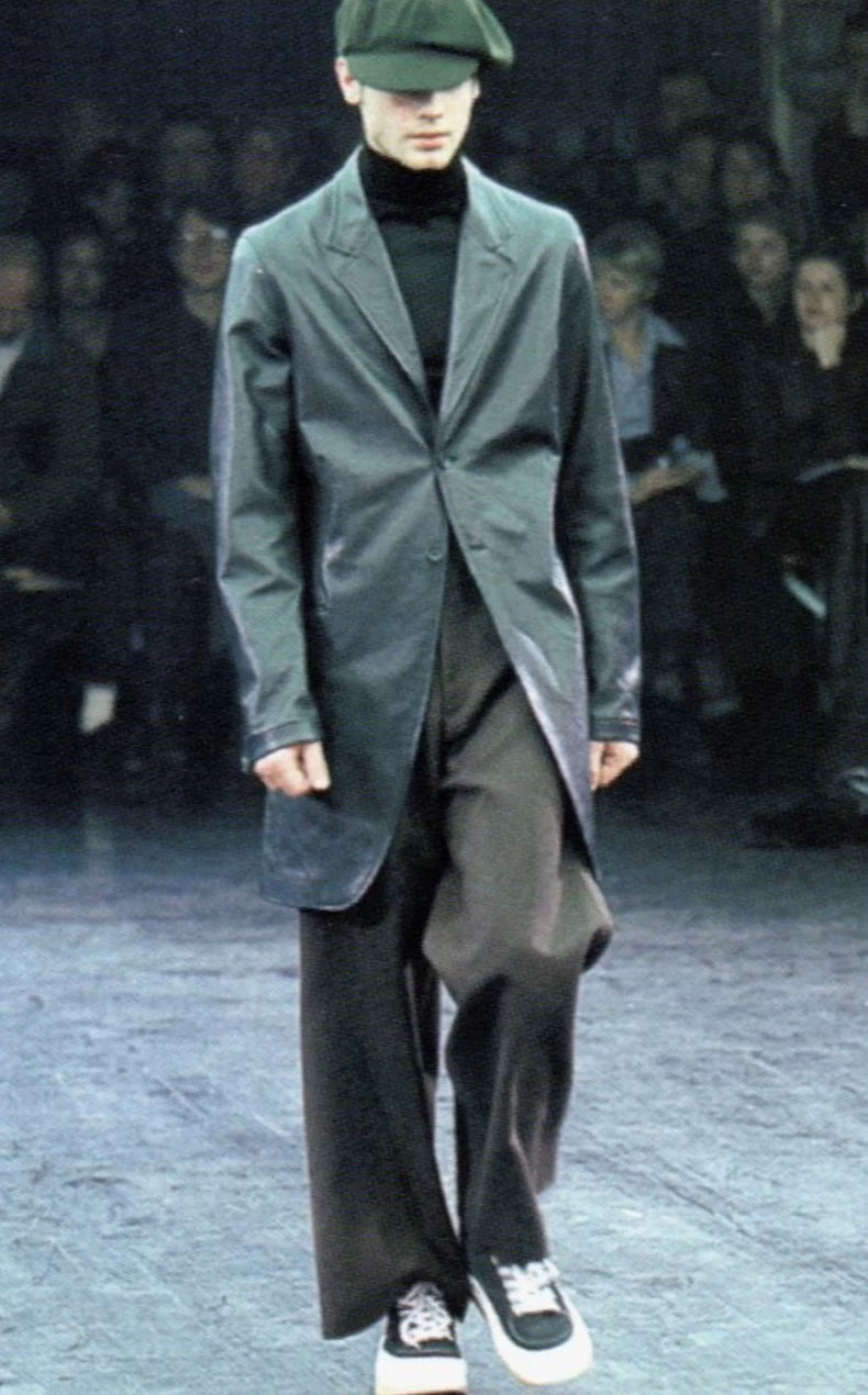 Yohji Yamamoto 1997AW White Leather Coat