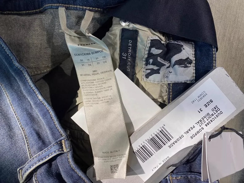 Rick Owens Gradient Detroit Cut Jeans