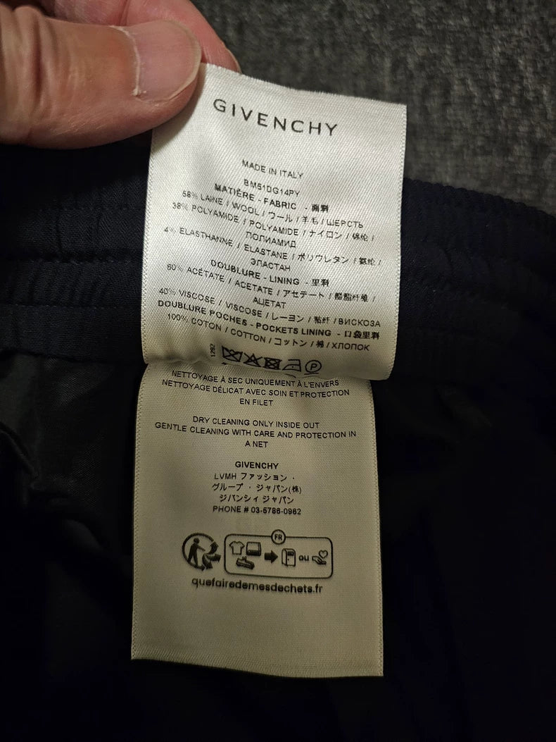 Givenchy Men's Wool Casual Sweatpants-yf