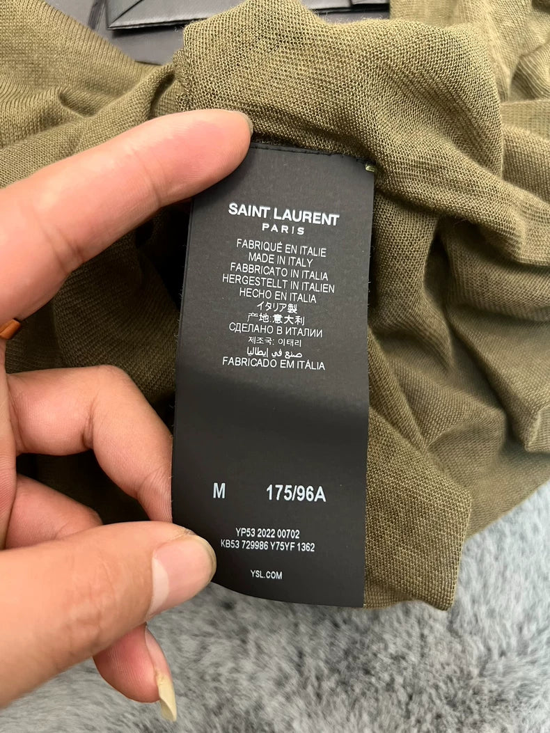 Saint Laurent Spring Summer Sheer Top