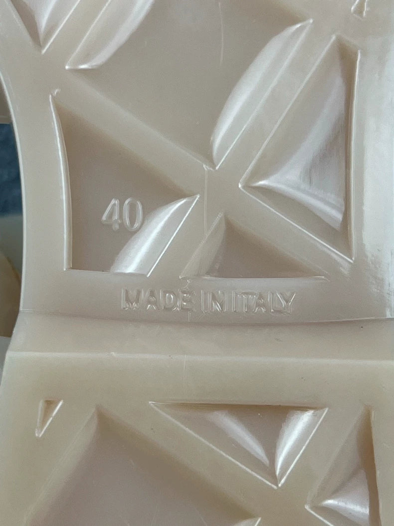 Chanel Beige Jelly Sandals-yf