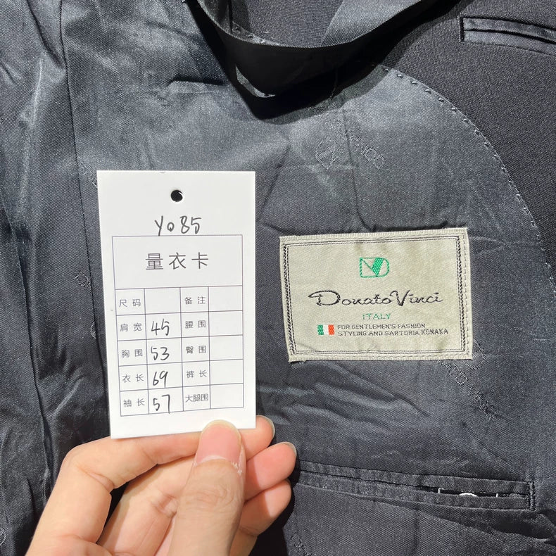 Vintage Double-Breasted Wool Blazer Jacket