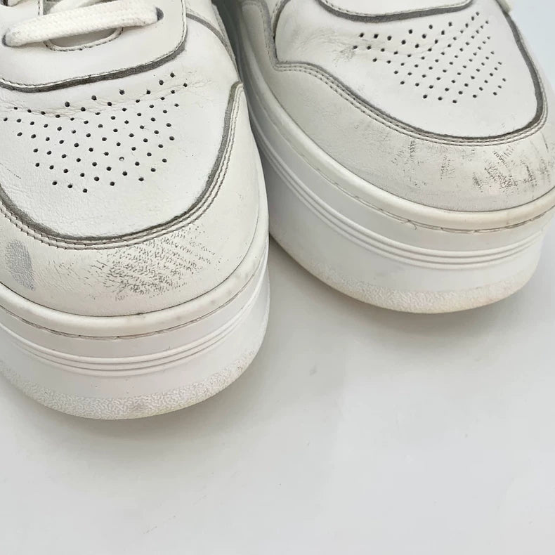 Celine White Thick Sole Casual Sneakers
