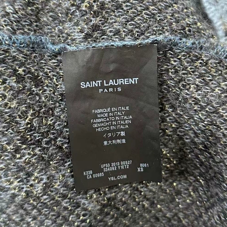 Star Pattern Mohair Sweater Saint Laurent