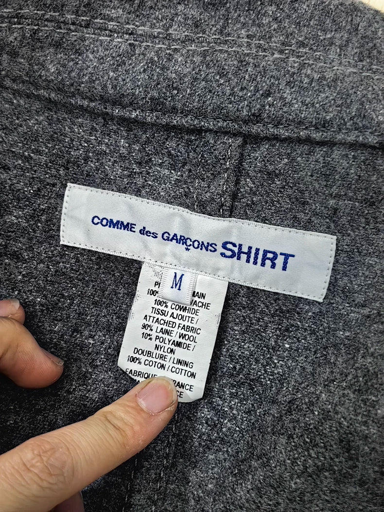 Comme des Garcons Patchwork Leather Blazer