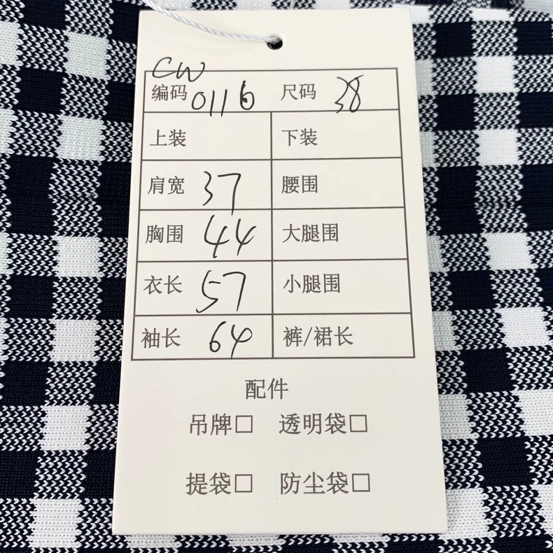 Christian Dior Black White Checkered Blazer