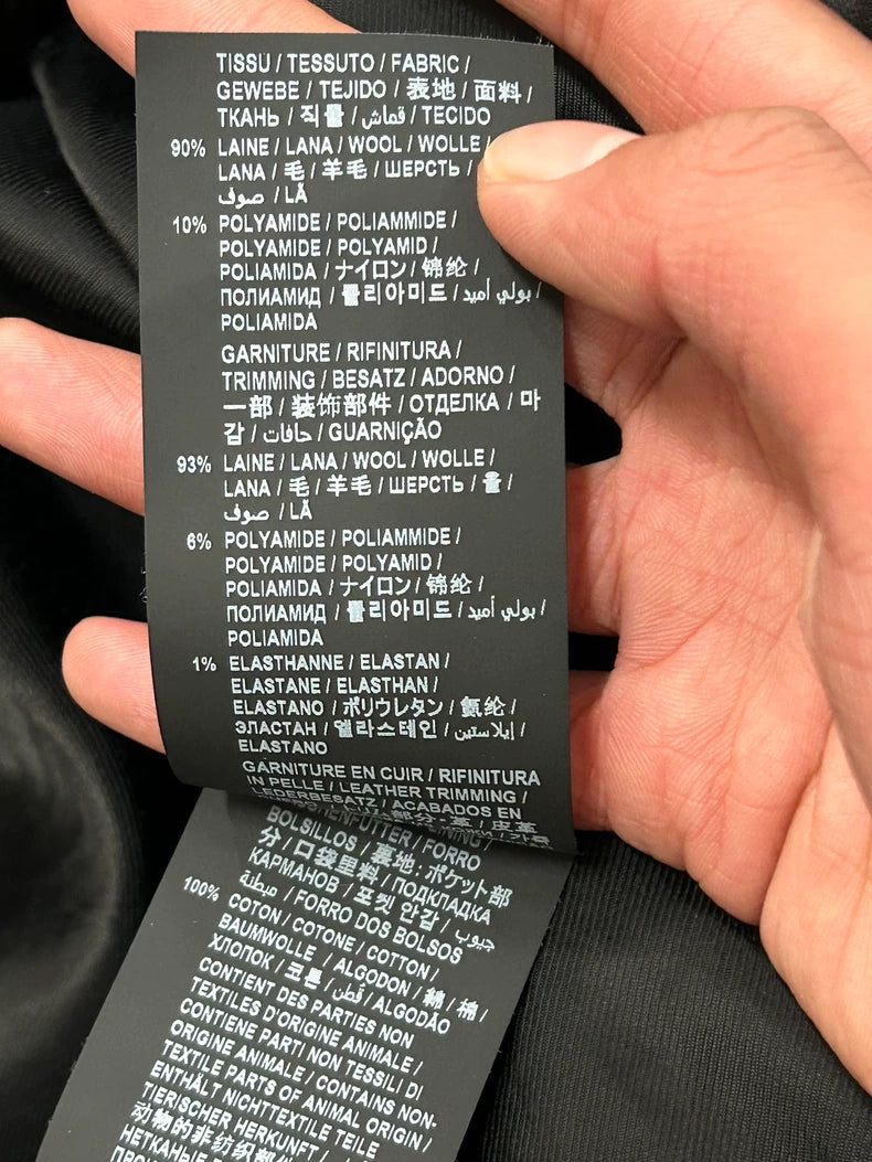 Classic Saint Laurent Black and White Varsity Jacket