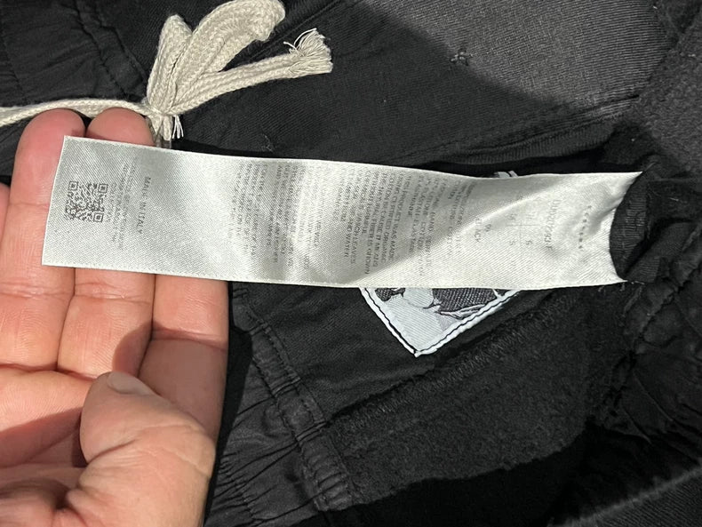 RICK OWENS 24FW Cotton Snap Pants