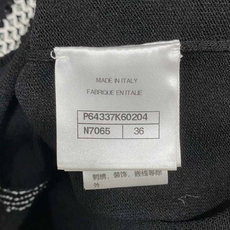 Chanel Black Cardigan with Chain Detail