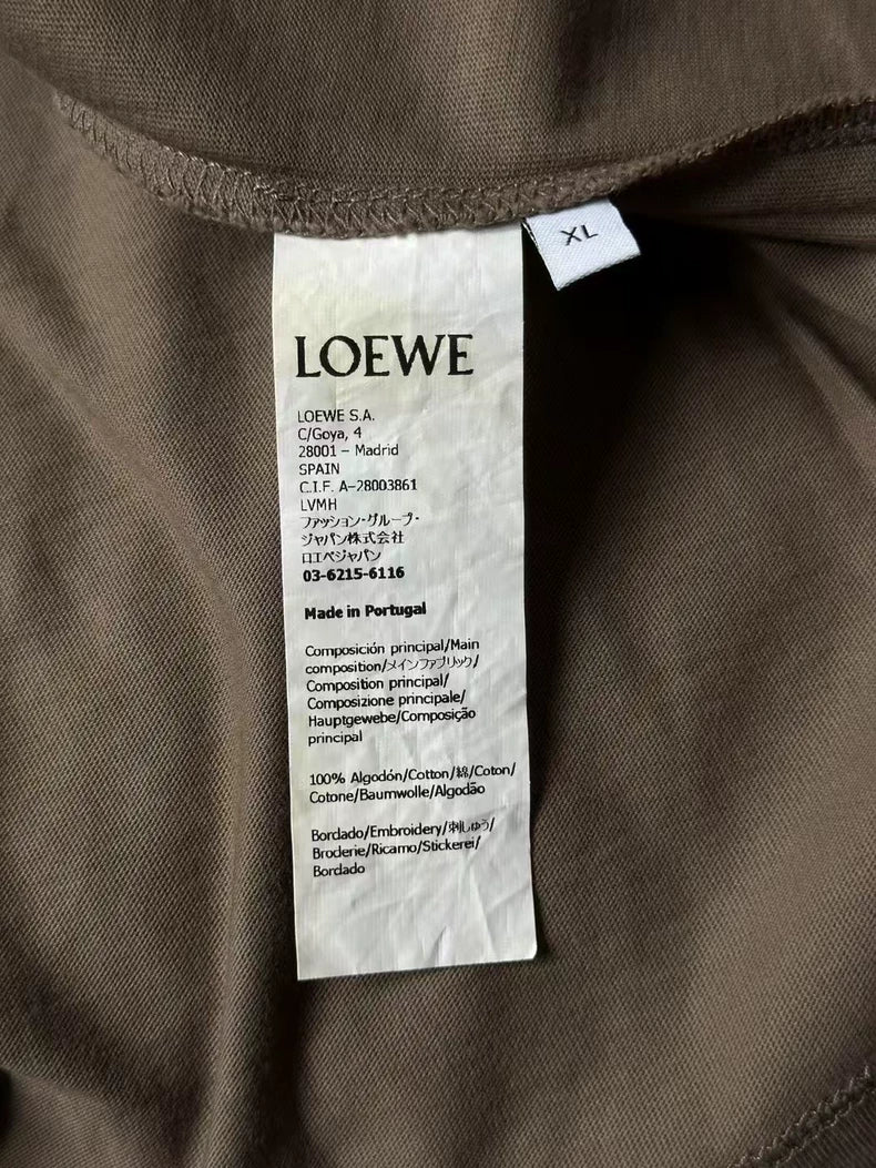 Loewe Brown Short Sleeve T-Shirt