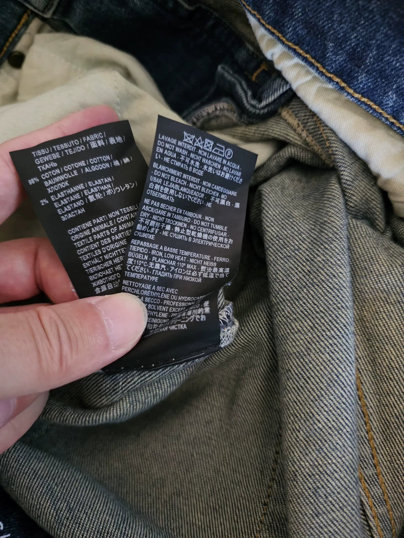 Saint Laurent D02 Distressed Denim Jeans-yf