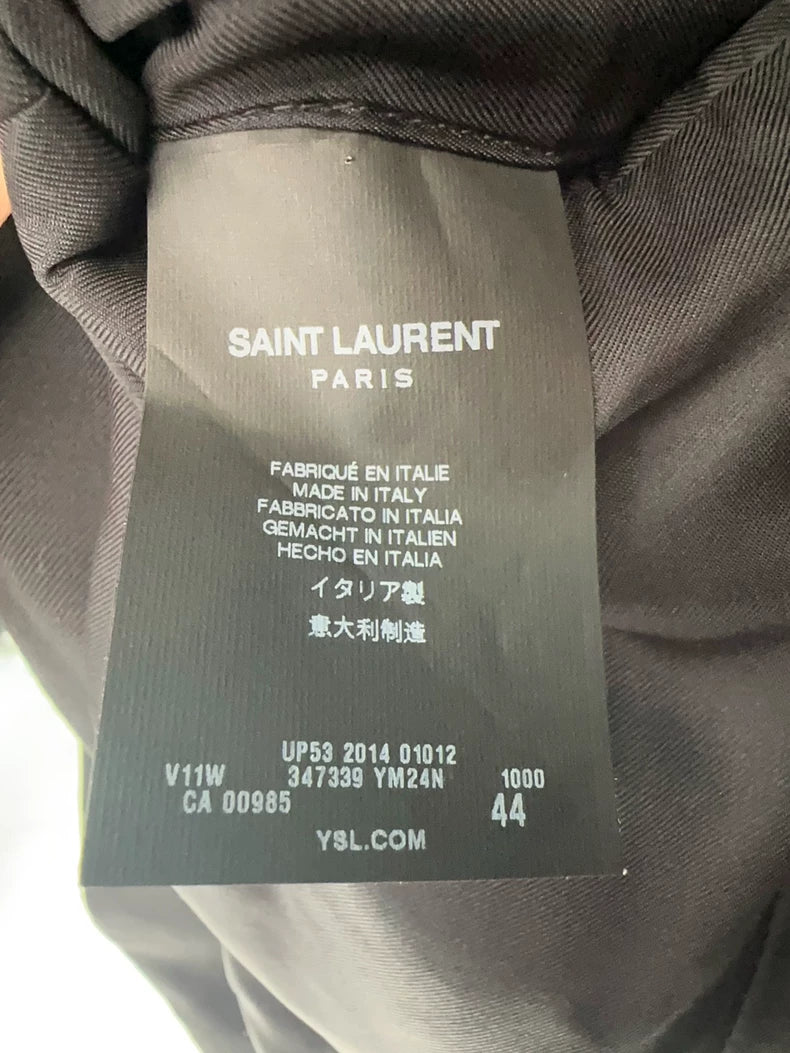 Stylish Saint Laurent Black Long Sleeve Blazer